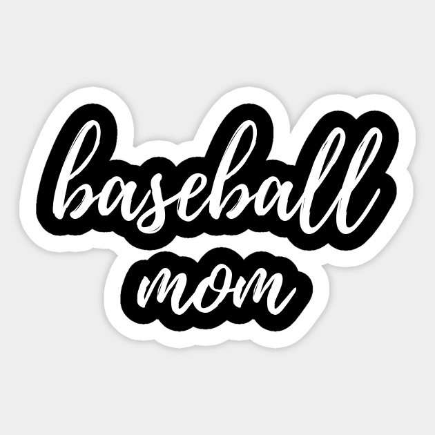 Baseball Mom Sticker by sarsia